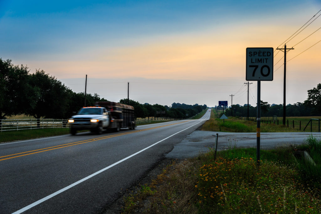 Sunset somewhere on Texas road - Waco, TX - © TsWISsTER