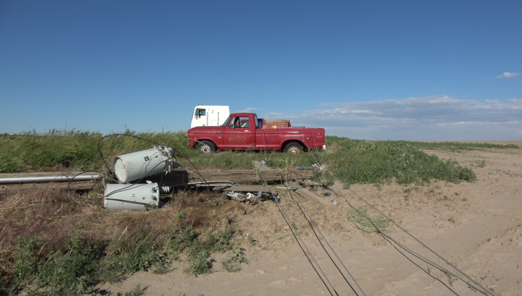 Downed powerline - Scottsbluff, NE - © TsWISsTER