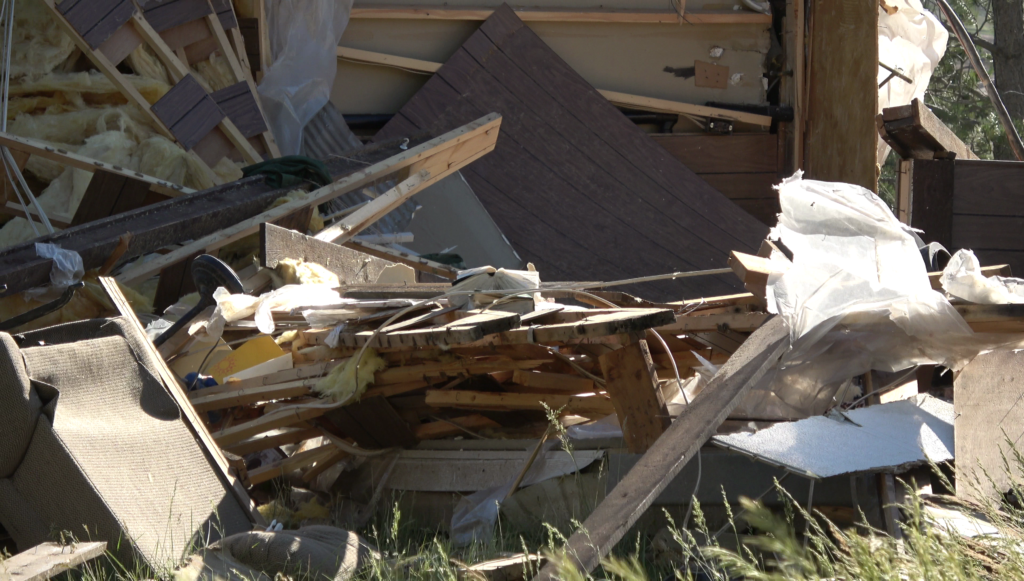 House torn apart by a tornado - Scottsbluff, NE - © TsWISsTER