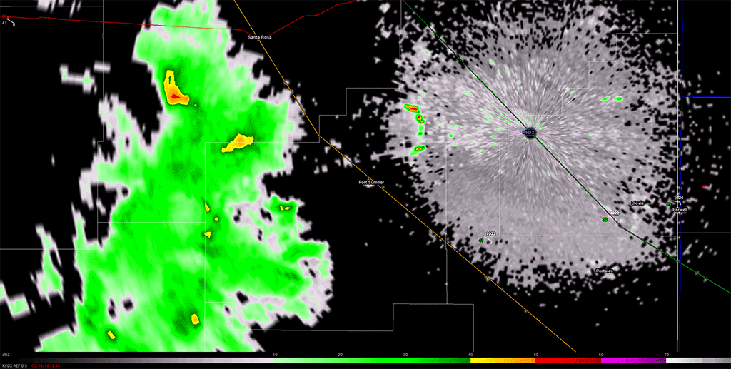 Multi cell merging radar animation - Creative Commons Licenses CC - TsWISsTER