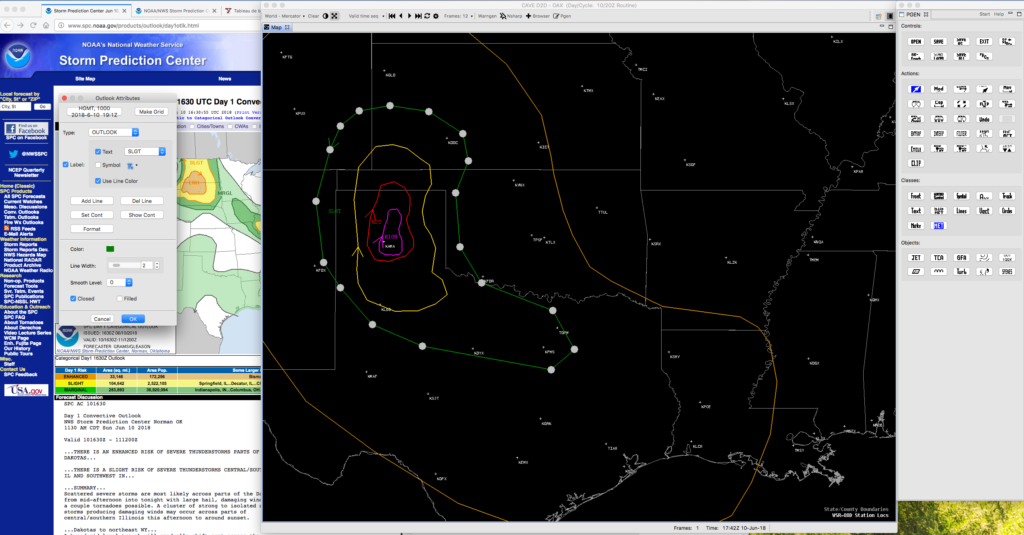 SPC making probabilities map - Creative Commons Licenses CC - TsWISsTER