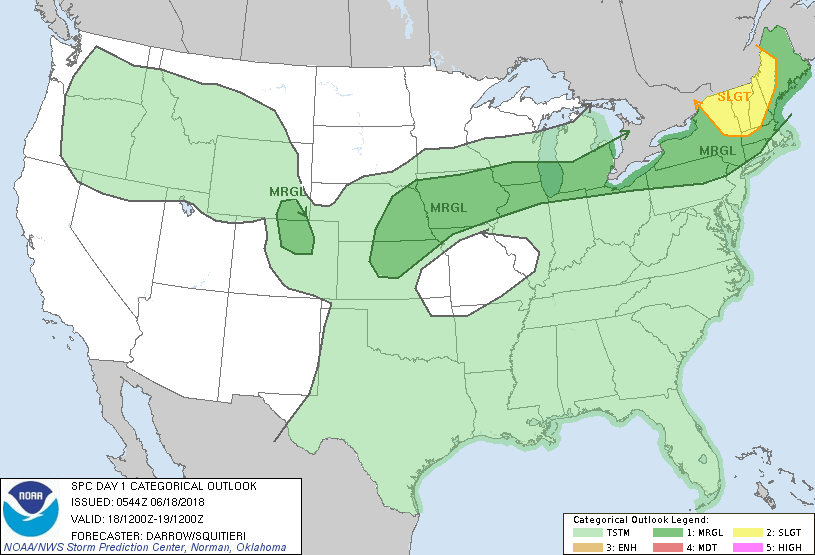 SPC Day1 Outlook Jun 18 2018-1200UTC