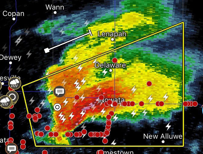 Echo radar classic supercell - Creative Commons Licenses CC - TsWISsTER