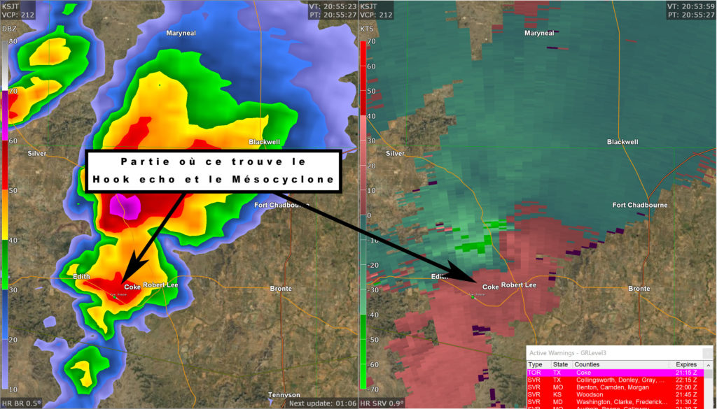 Hook echo radar signature - Creative Commons Licenses CC - TsWISsTER