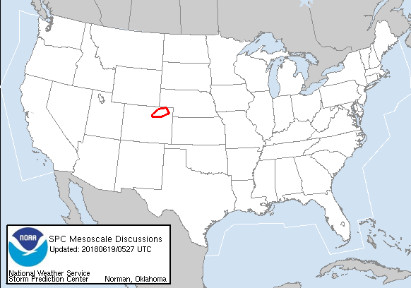 Valid Mesoscale Discussion 780 Jun 18, 2018 us map