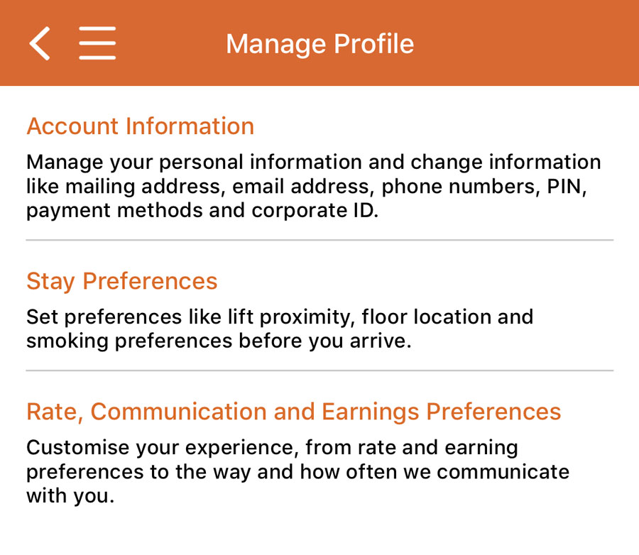 IHG mobileapp profile